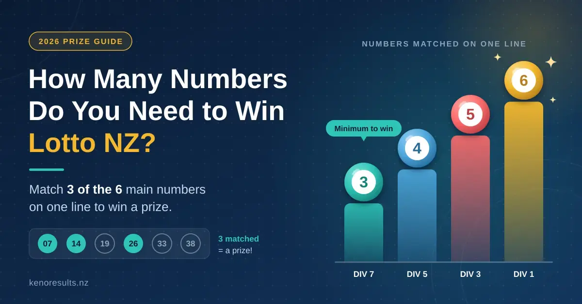How Many Numbers Do You Need to Win Lotto NZ?