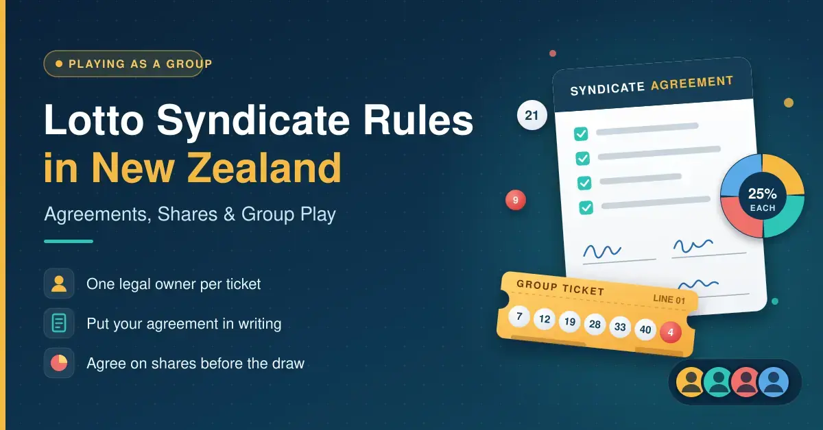 Lotto Syndicate Rules in New Zealand: Agreements, Shares and Group Play